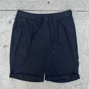Zara black sweatshorts